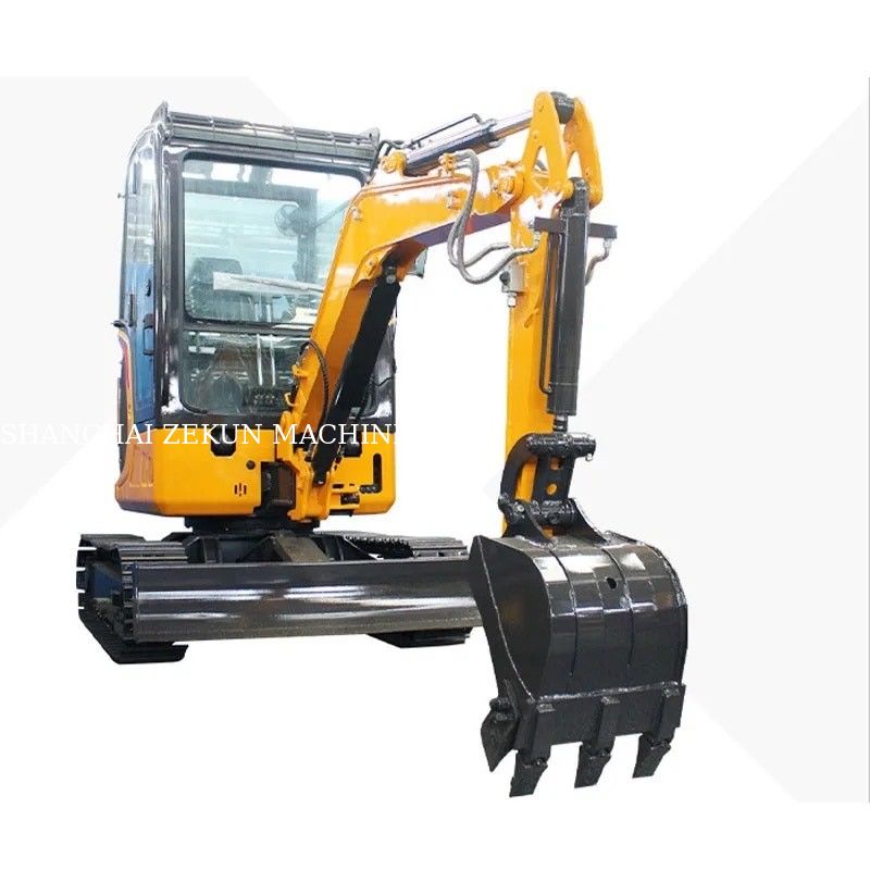 2.5 tonluk mini kazıcı Euro V emisyon motorlu 8.6 kW küçük kazıcı makinesi
