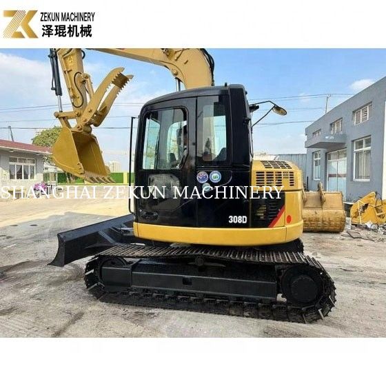 Kullanılmış 8 tonluk CAT 308 sürünen kazıcı 308D Mini Bagger mükemmel performansla