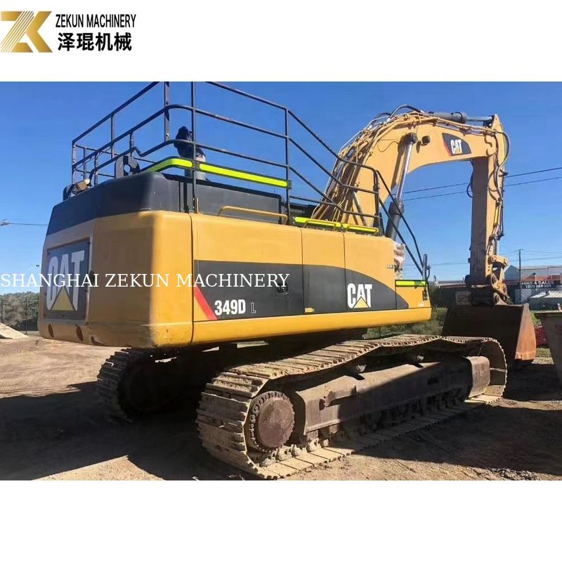 Satılık orijinal boya ile 49 tonluk ikinci el CAT 349E kazıcı