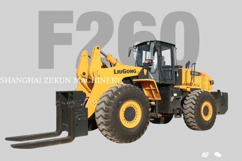 İkinci el çatal F260 yükleyici 7-9 ton inşaat malzemesi dükkanları için