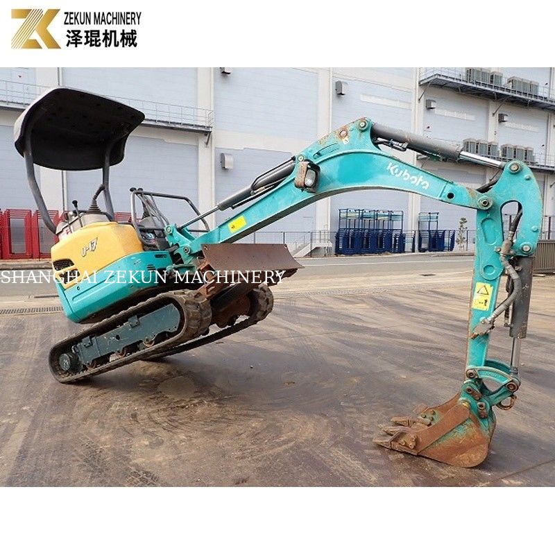 1.7 tonluk Kubota U17 kullanılmış sürünen kazıcı U-17 Japonya yapımı