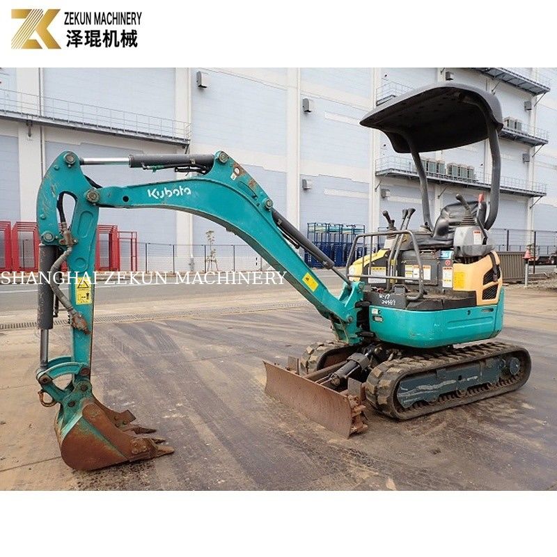 1.7 tonluk Kubota U17 kullanılmış sürünen kazıcı U-17 Japonya yapımı