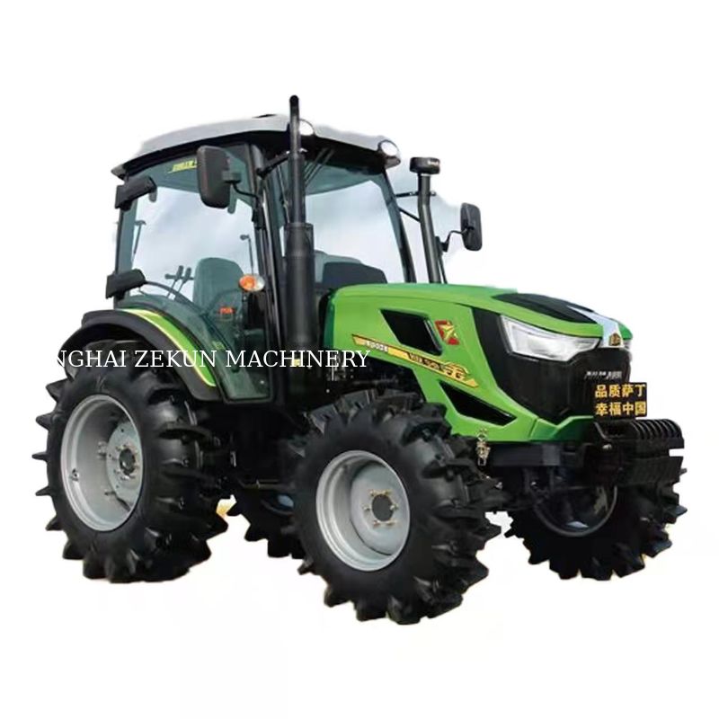 Yeşil 100hp sürünen traktör 4WD Çiftlik kullanımı için yepyeni traktör
