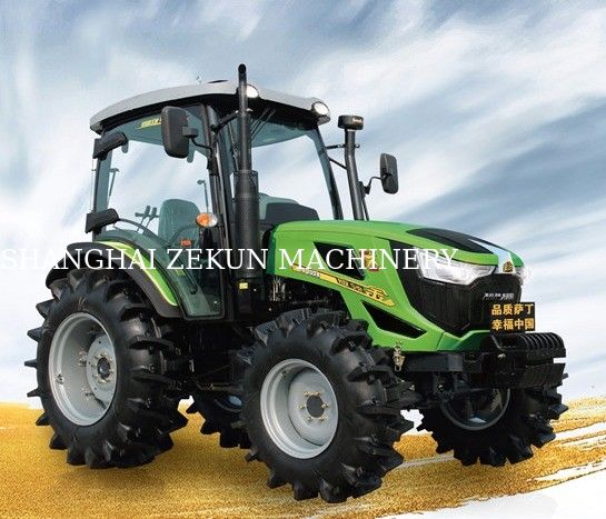 Yeşil 100hp sürünen traktör 4WD Çiftlik kullanımı için yepyeni traktör