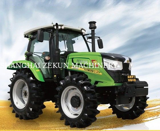 Yeşil 100hp sürünen traktör 4WD Çiftlik kullanımı için yepyeni traktör