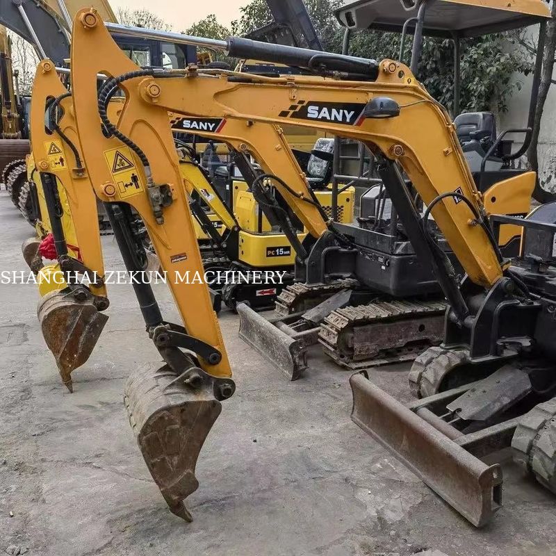 10.3KW Sany SY16C 1.6 tonluk mini kazık makinesi ve orijinal hidrolik pompa