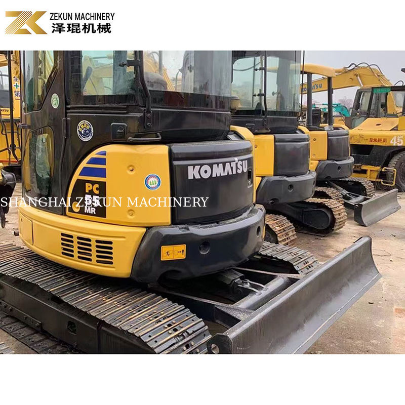 İkinci El Komatsu PC55MR-2 28.5KW Güç ve 0.2m3 kova Kapasitesi ile kazıcı