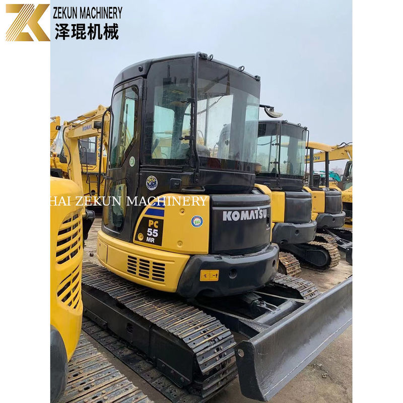 İkinci El Komatsu PC55MR-2 28.5KW Güç ve 0.2m3 kova Kapasitesi ile kazıcı
