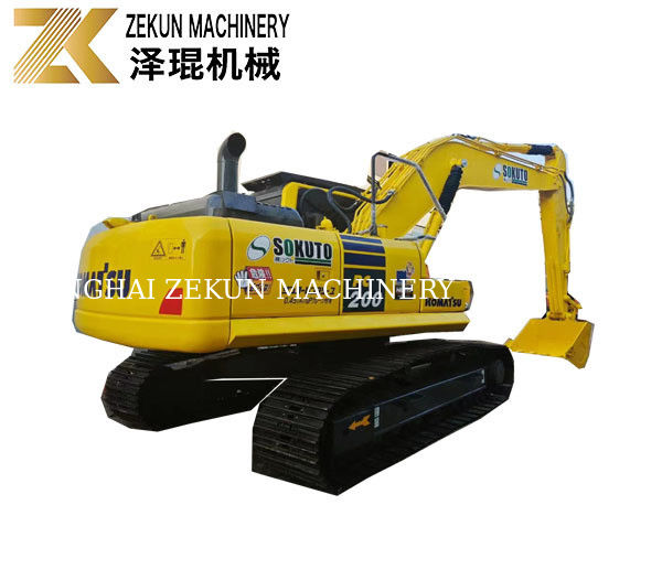 Düşük çalışma saatleri 2001-4000 Komatsu PC200-8 Kullanılmış sürünen kazıcı iyi durumda