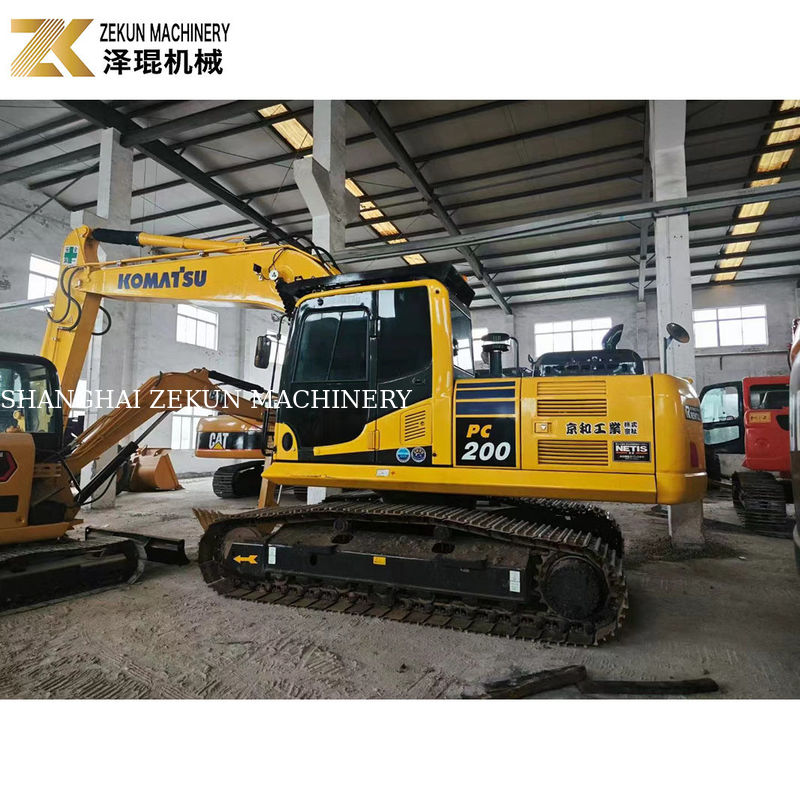 Düşük çalışma saatleri 2001-4000 Komatsu PC200-8 Kullanılmış sürünen kazıcı iyi durumda