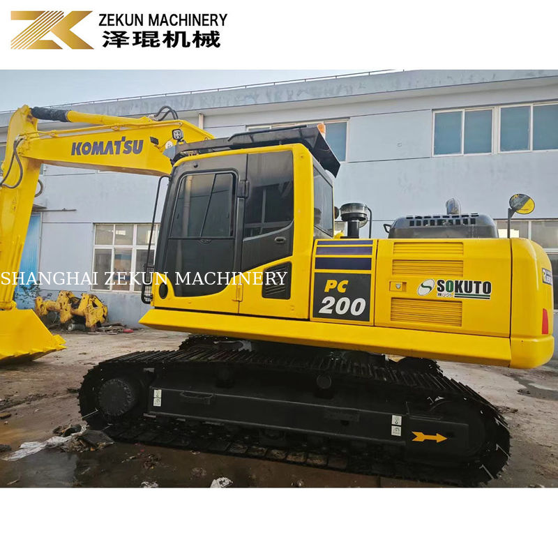 Düşük çalışma saatleri 2001-4000 Komatsu PC200-8 Kullanılmış sürünen kazıcı iyi durumda