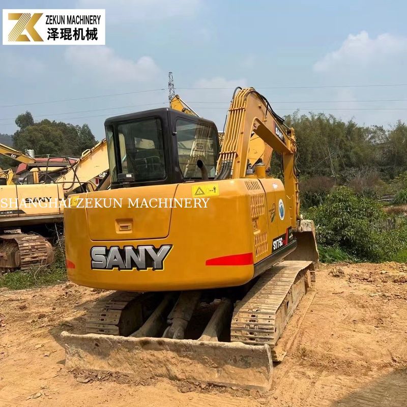 2022 yılı Kullanılmış 7.5T Sany 75C Kazı makinesi SY75C-8 SY75C PRO İkinci el kazıcılar