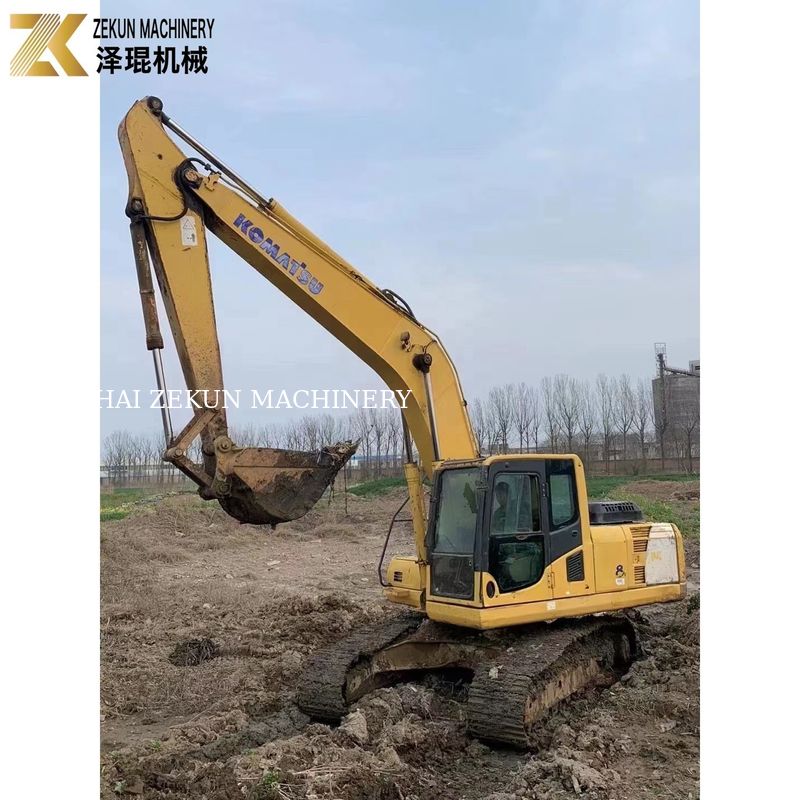 Kullanılmış Komatsu 200 Ekskavatörü İkinci El PC200-6 Kazıcı Çalışma Ağırlığı 20.15 ton