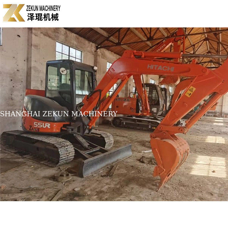 33.1Kw Güç Hitachi ZX55 Excavator 5.5 Ton Mini Bagger 2001-4000 Çalışma Saatleri ile
