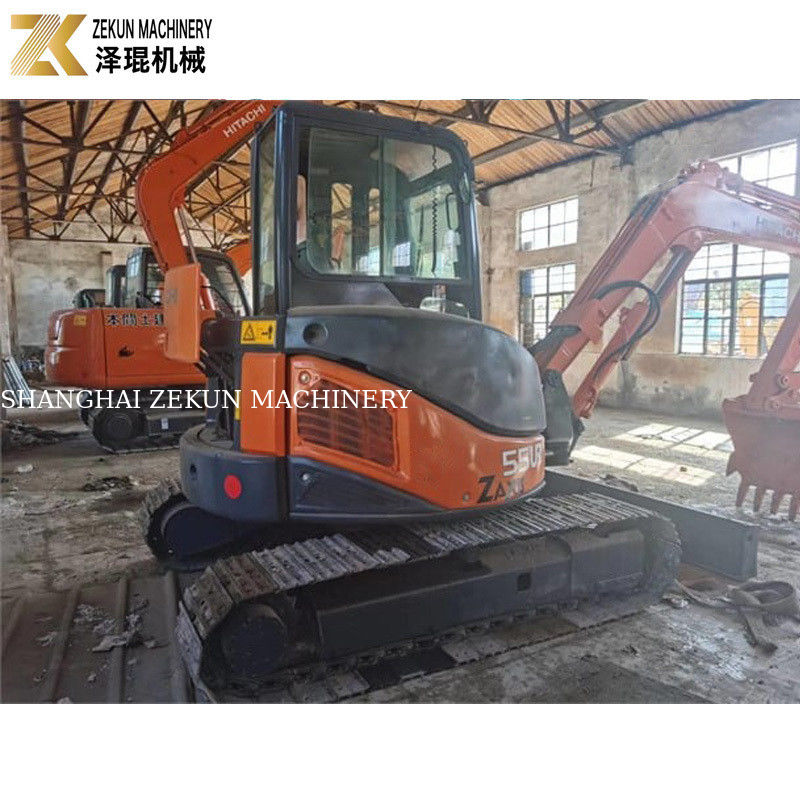33.1Kw Güç Hitachi ZX55 Excavator 5.5 Ton Mini Bagger 2001-4000 Çalışma Saatleri ile