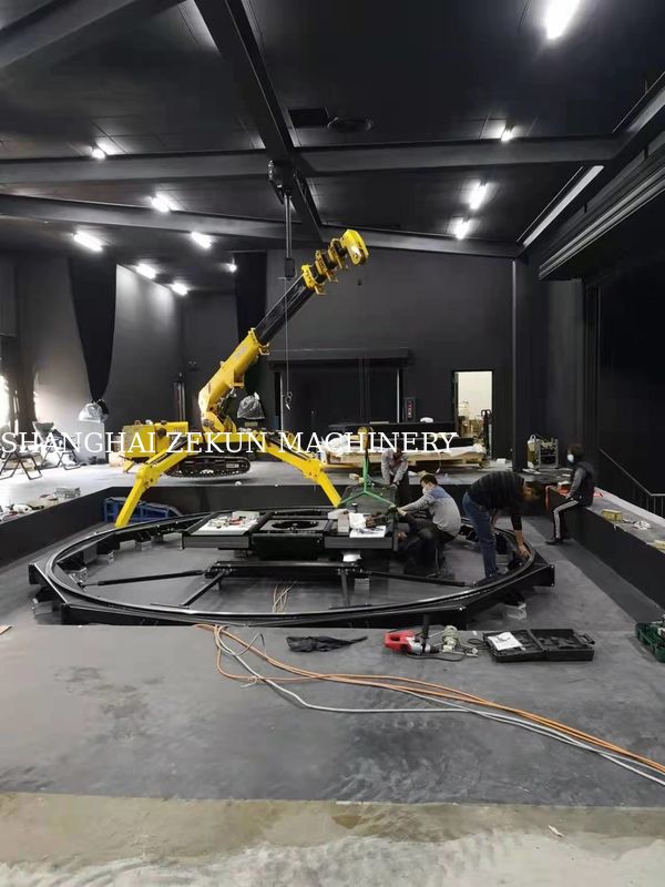 Mini Örümcek kaldırma sürünme vinci KB8.0 Maks. Yükseltme yüksekliği 15.7m için hidrolik vinç