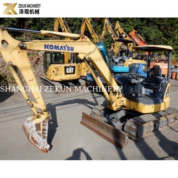 Kullanılmış Japonya Komatsu PC55MR PC55MR-2 İnşaat ve Tarım Kazaması için 5.5 tonluk kazıcı