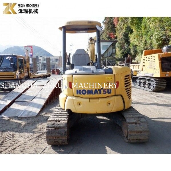 Kullanılmış Japonya Komatsu PC55MR PC55MR-2 İnşaat ve Tarım Kazaması için 5.5 tonluk kazıcı
