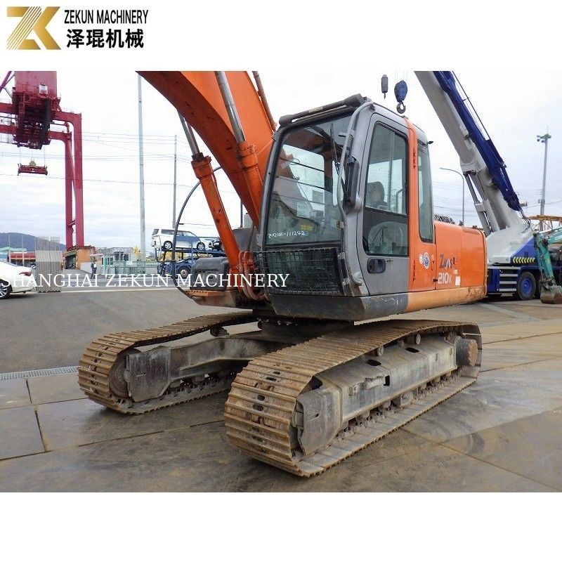 21 Ton Kullanılmış Hitachi Zaxis 210 Ekskavatörü ZX210 1.0m3 Kov Kapasitesiyle Crawler Ekskavatörü