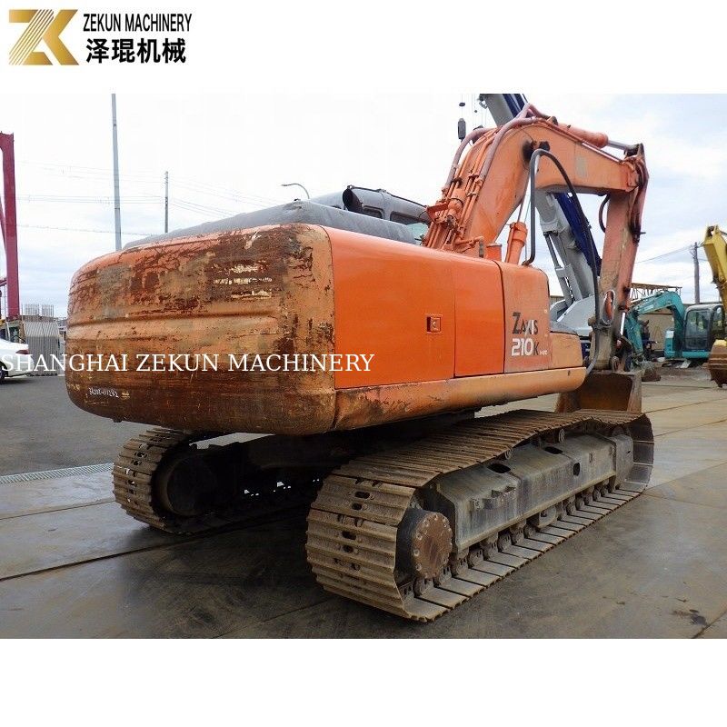 21 Ton Kullanılmış Hitachi Zaxis 210 Ekskavatörü ZX210 1.0m3 Kov Kapasitesiyle Crawler Ekskavatörü