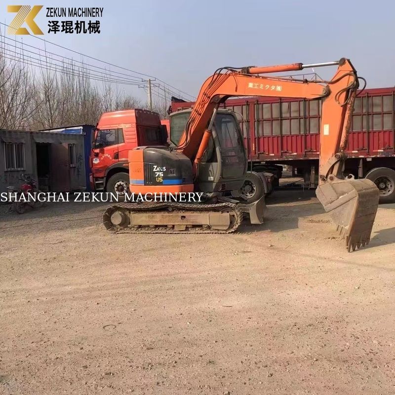 Kullanılmış Hitachi ZX75 Mini Kazıcı ZX75US ZX75US-3 Sahibi Orijinal Hidrolik Valf