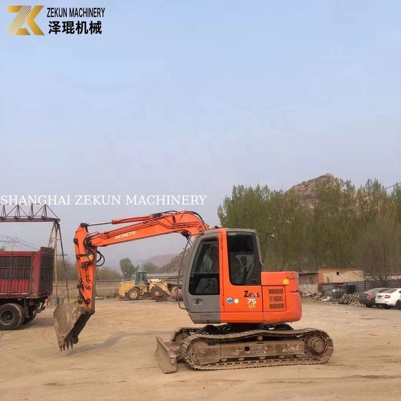 Kullanılmış Hitachi ZX75 Mini Kazıcı ZX75US ZX75US-3 Sahibi Orijinal Hidrolik Valf