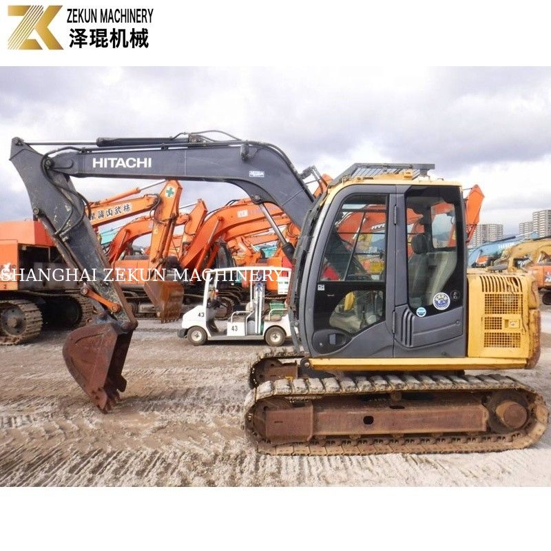 Japon Mini 8 Ton Hitachi 80 Ekskavatörü ZX80'de orijinal hidrolik valf kullanıldı.