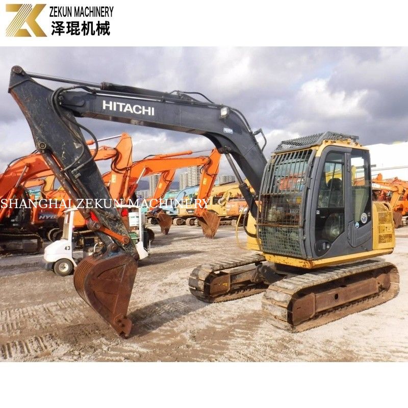 Japon Mini 8 Ton Hitachi 80 Ekskavatörü ZX80'de orijinal hidrolik valf kullanıldı.
