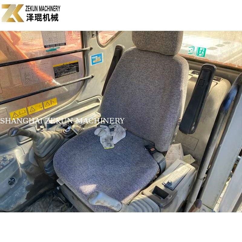 Orijinal Renk 12 tonluk kullanılmış Hitachi EX 120 Excavator EX120-5 60.5 kW ISUZU motorlu