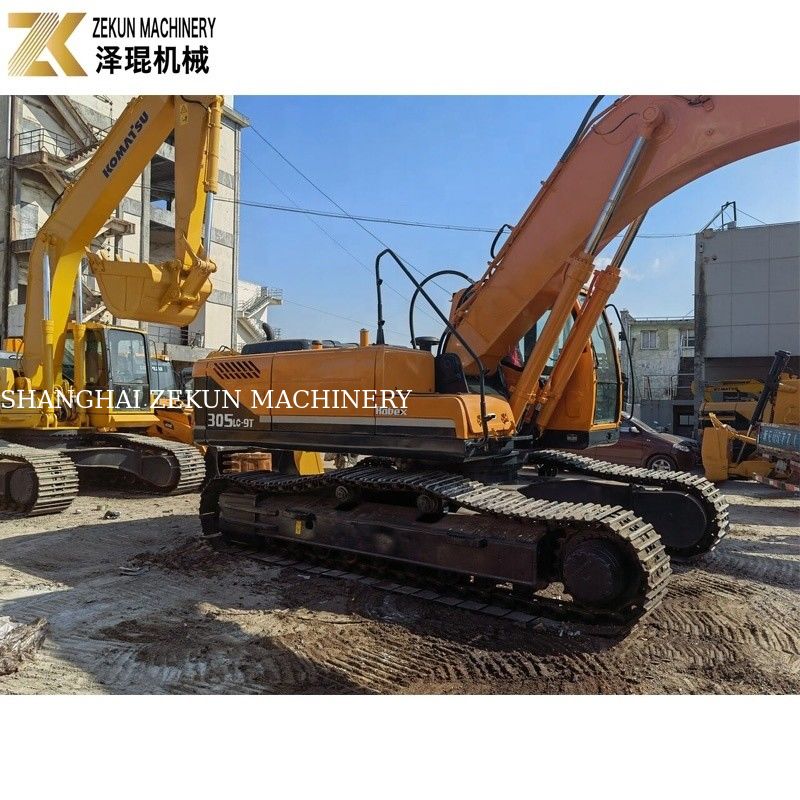 30 tonluk kullanılmış Hyundai 305 Excavator 305LC 305LC-9T Kore'den 1.4m3 kova