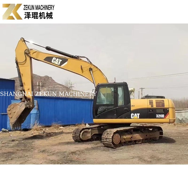 Japonya'da kullanılan CAT 320D sürünen kazıcı 20930 KG Makine ağırlığı CAT Hidrolik Valf