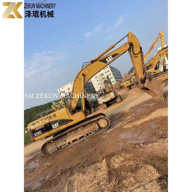20 tonluk CAT 320C kazıcı kullanılmış ve müşterinizin gereksinimleri için iyi durumda