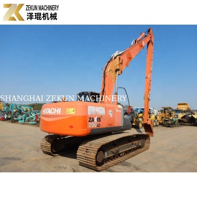 Orijinal ZX200LC-3 Uzun Kollu Kazıcı 20T Kapasite ve Uzun Uzaylı Boom