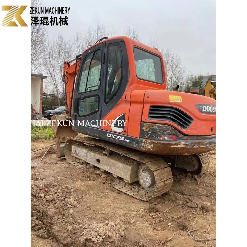 5 Ton Doosan 55 Ekskavatörü DH55 Kullanılmış Doosan Ekskavatörü 0.175M3 Kovası