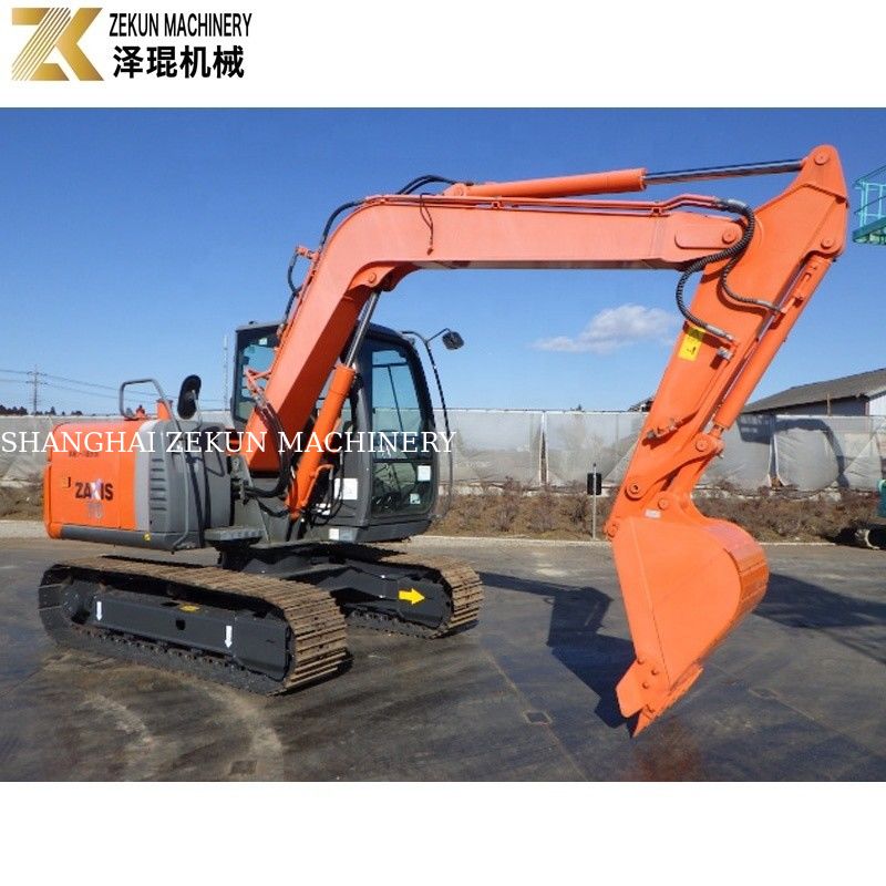 Küçük Mini 7 Ton Hitachi Zaxis 70 Crawler Excavator ZX70 2001-4000 Çalışma Saati