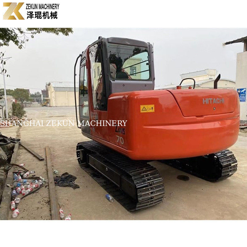 Japonya'da ISUZU Motoru ve Orijinal Hidrolik Pompası ile Kullanılmış Hitachi ZX70 Kazıcı