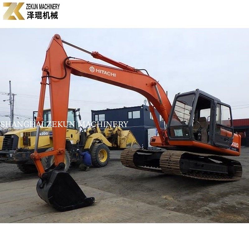 Hitachi EX120-1 Japonya'da Yapılmış Yol İnşaatında Yürüyen Sürünenler için Ekskavatör
