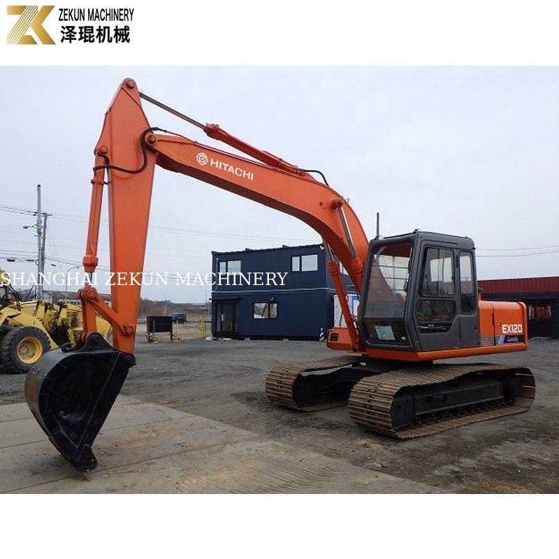 Hitachi EX120-1 Japonya'da Yapılmış Yol İnşaatında Yürüyen Sürünenler için Ekskavatör