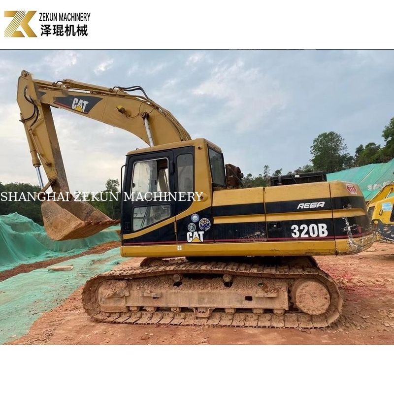Kullanılmış CAT320 Crawler Excavator 20.6T Japonya'dan ithal edilmiş orijinal boya