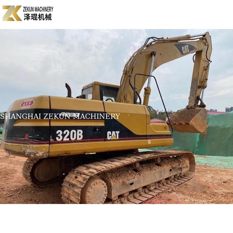Kullanılmış CAT320 Crawler Excavator 20.6T Japonya'dan ithal edilmiş orijinal boya