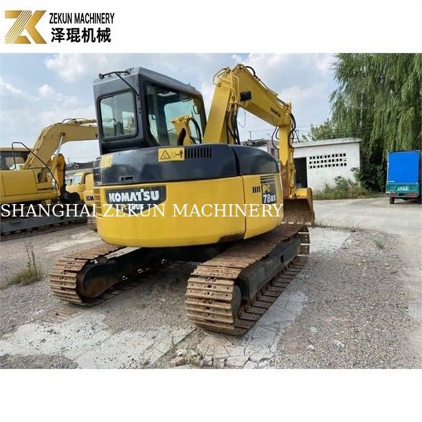 Kullanılmış Komatsu PC78 kazıcı 7 ton PC78US-6 0.28m3 kova kapasitesi ve 37KW güç