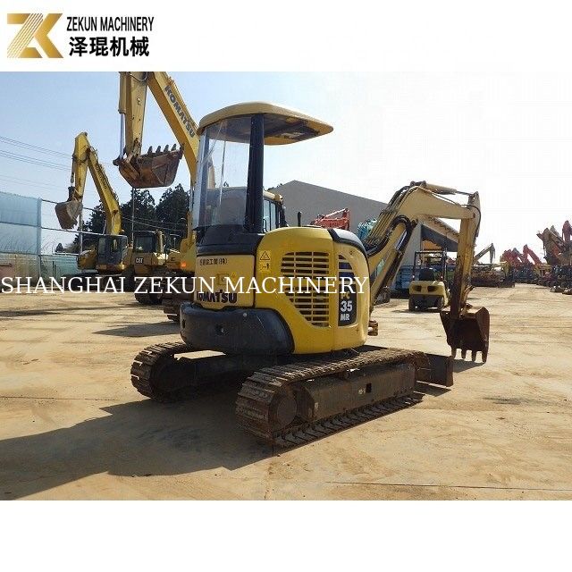 Mini boy kullanılmış Komatsu PC35 kazıcı 3 ton çalışma ağırlığı 3700 KG makine ağırlığı