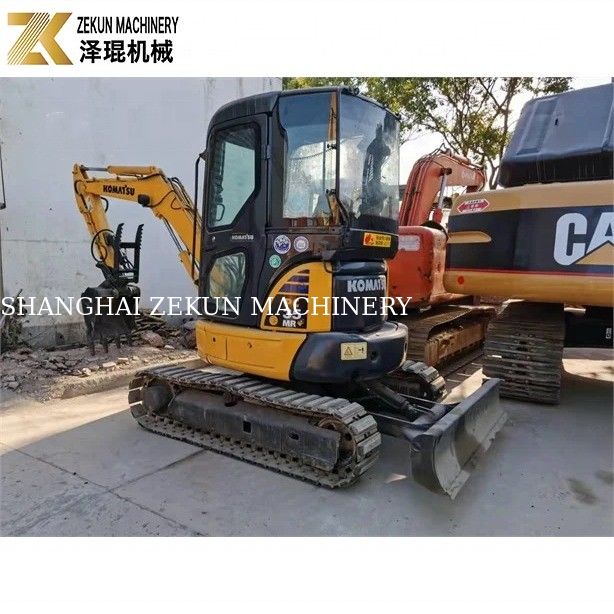 3.5 Ton Mini Kullanılmış KOMATSU PC35MR-5 Hidrolik Kazıcı Makinesi ile 2016 yılından kalma kazıcı