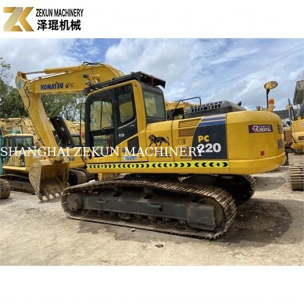 Kullanılmış Komatsu PC 220 Crawler Excavator PC220-8 orijinal Japon motoru doğrulanmış