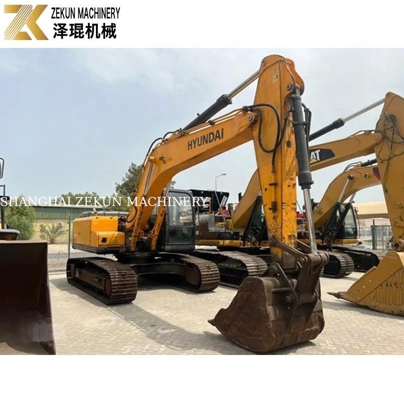 Güney Kore 22 Ton Kullanılmış Hyundai R220LC-7 Kazı Ekskavatörü 2016