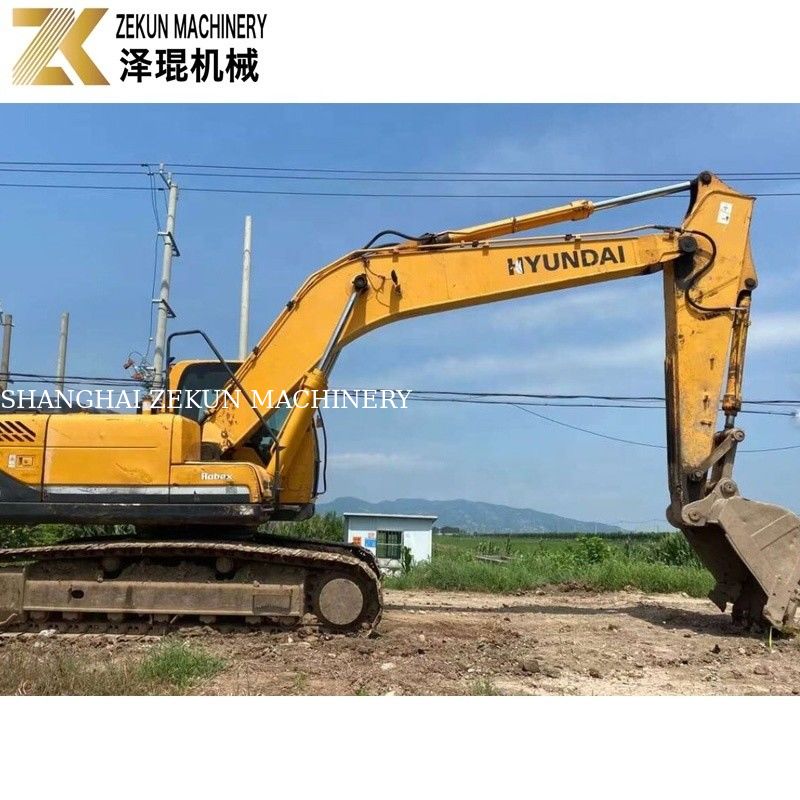 112KW 2018 Hyundai R215 Ekskavatörü 215-9 21.5 Ton İkinci El Ekskavatörler