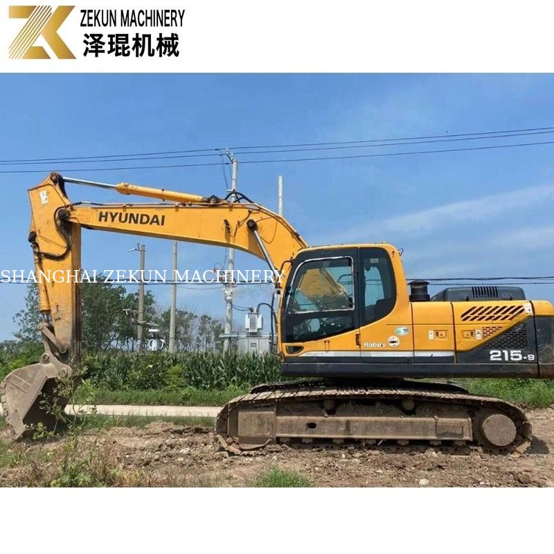 112KW 2018 Hyundai R215 Ekskavatörü 215-9 21.5 Ton İkinci El Ekskavatörler