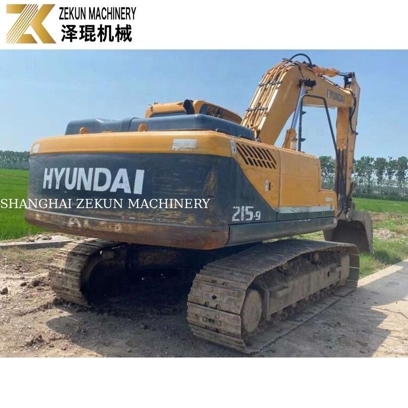 112KW 2018 Hyundai R215 Ekskavatörü 215-9 21.5 Ton İkinci El Ekskavatörler