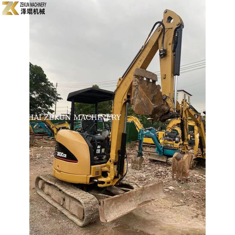 0.03M3 kova kapasitesi CAT303 CCR 303E İhtiyaçlarınız için kullanılan mini kazıcı