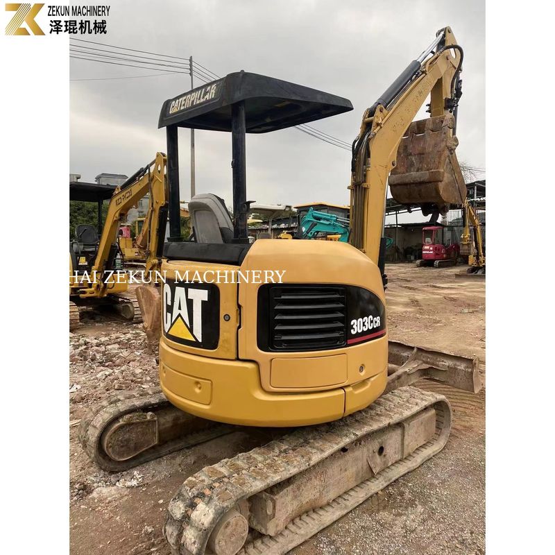 0.03M3 kova kapasitesi CAT303 CCR 303E İhtiyaçlarınız için kullanılan mini kazıcı
